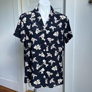 90s Silk Button Up Shirt